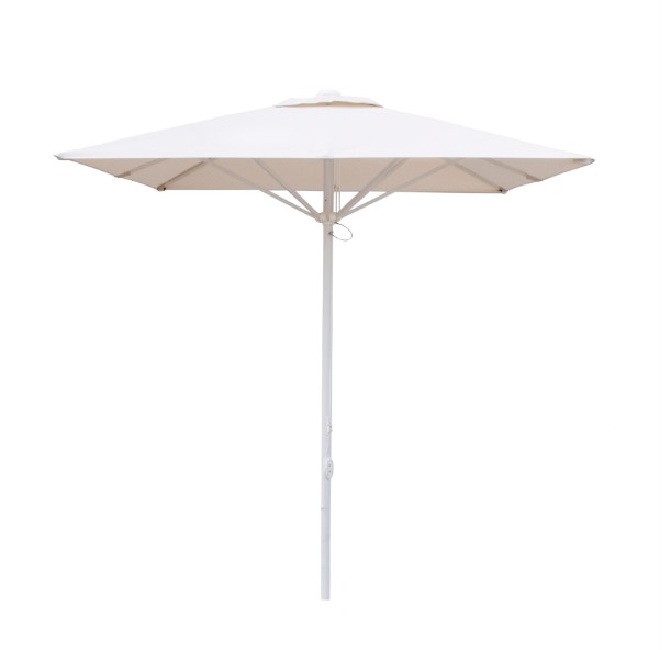 Parasol Exterior CORSICA en Blanco 300x300 cm