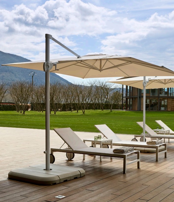 Parasol Lateral Exterior MALLORCA 3x3m en Blanco 1