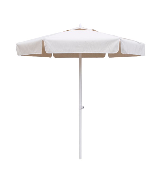 Parasol Exterior Santorini 2m Ø en Blanco