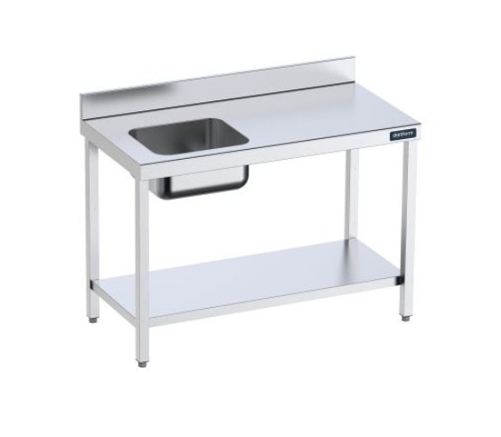 Fregadero 1500x700 mm con 1 Cubeta Izquierda FCIE7015