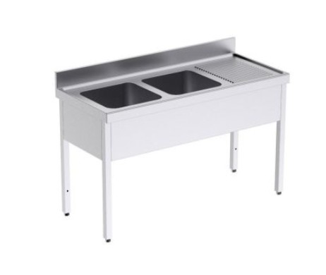 Fregadero de 2 Cubas y Escurridor Derecho FBD07180