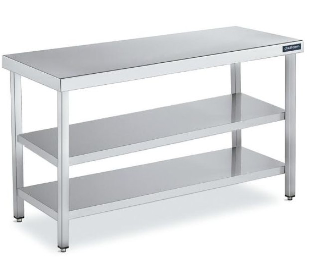 Mesa Central 2 Estantes 2000x600 mm FC260200