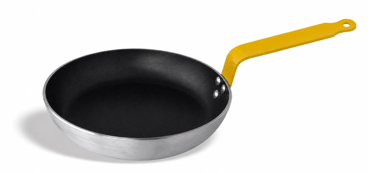 Sartén Antiadherente Hércules con Mango Amarillo