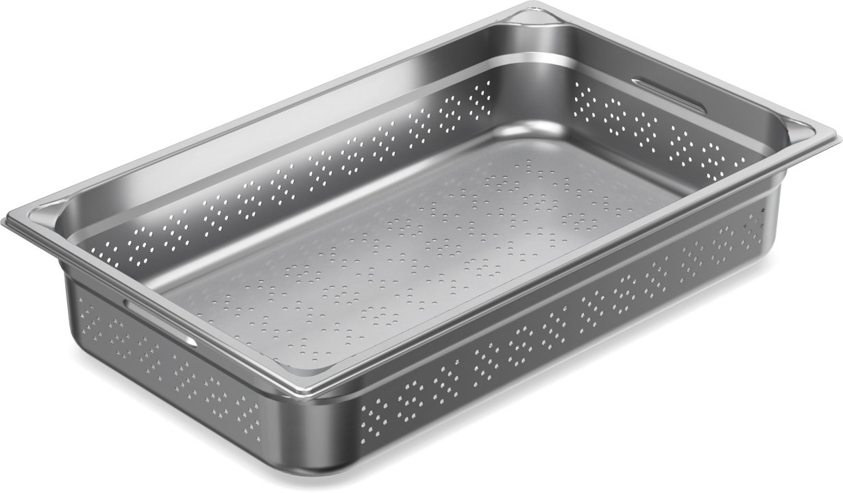 Cubeta Perforada de Acero Inox 18/10 GN 1/1