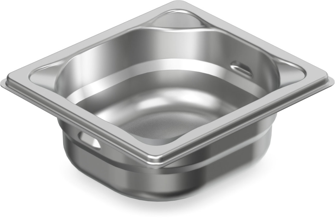 Cubeta de Acero Inox GN PRO GN 1/6