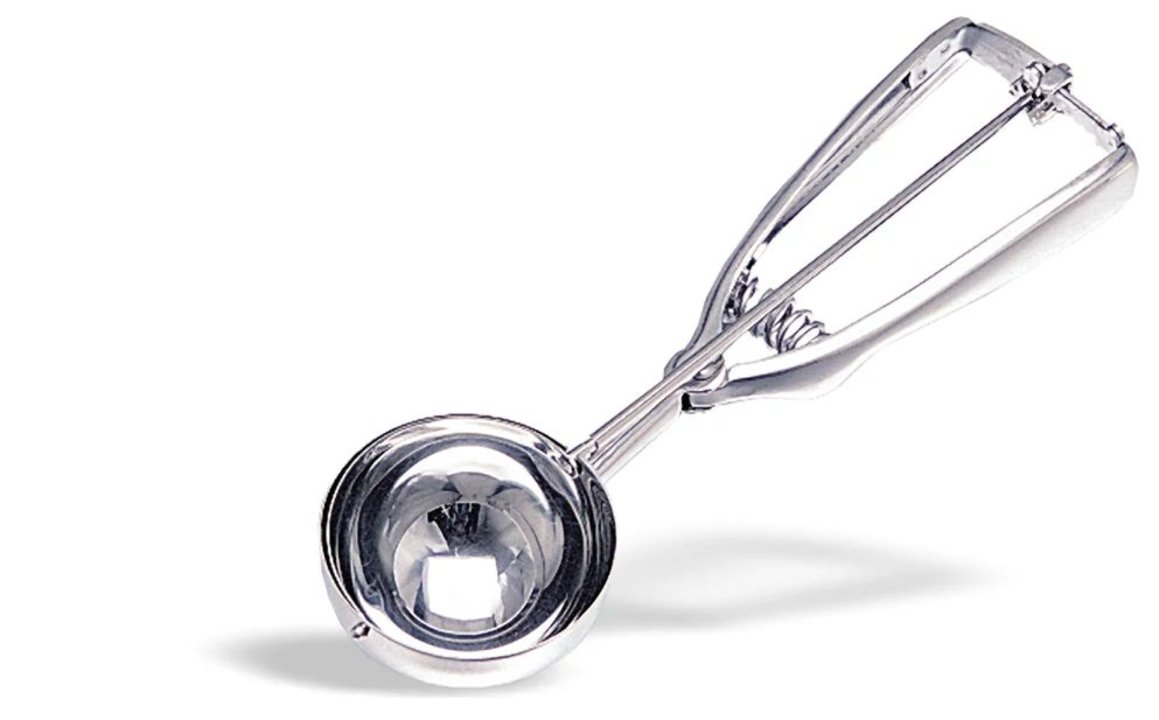 Racionador de Helado Acero Inox