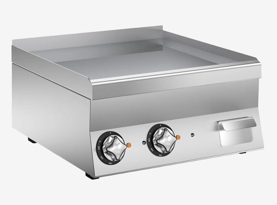 Fry-Top Eléctrico con Placa Lisa Cromada Mod FT66ELC