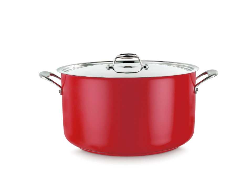 Cacerola Alta con Tapa en Varios Colores