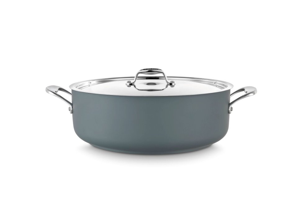 Cacerola Baja con Tapa en Varios Colores 1