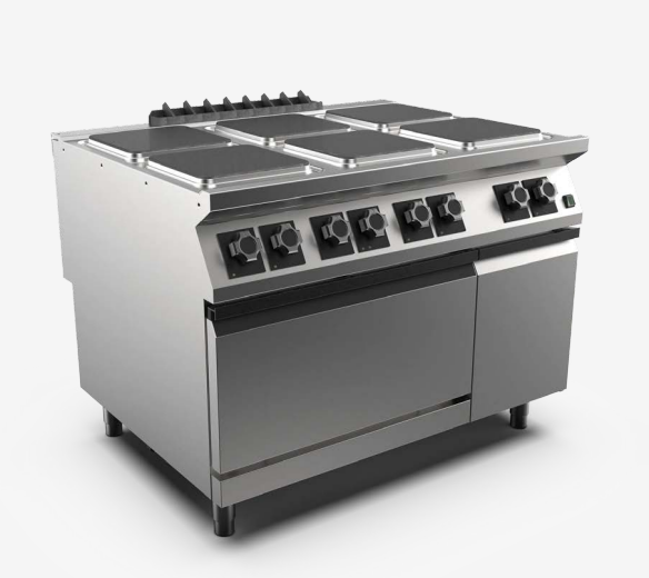 Cocina eléctrica 6 zonas con horno ventiladoM1-90 PC912EFE
