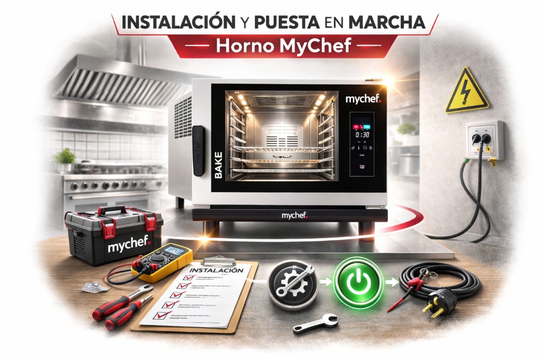 Puesta en Marcha Horno MYCHEF 6 Bandejas a Gas