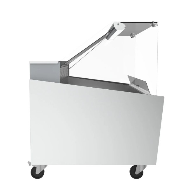 Vitrina Expositora de Pescado Cristal Plano Mod VML 12 P 1