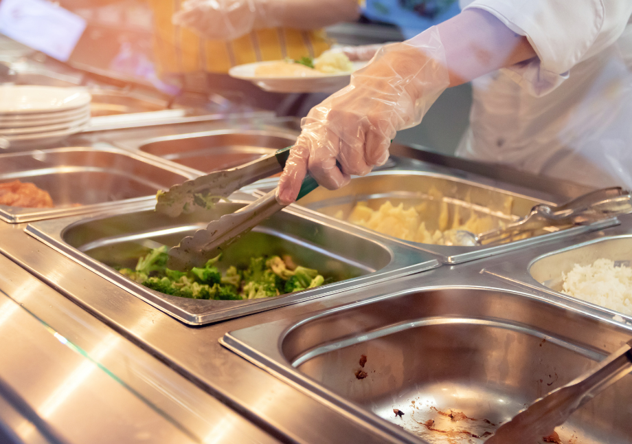Carritos de servicio para comedores escolares
