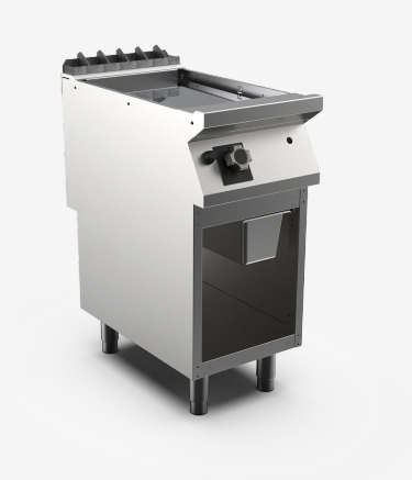 Fry-top a gas sobre mueble abierto M1-70 FT74GLCG