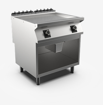 Fry-top eléctrico sobre mueble abierto M1-70 FT78ELCSG