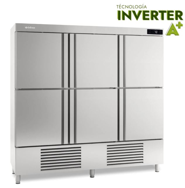 Armario Refrigerado 6 Puertas INVERTER A+ Mod AN 1606 T/F