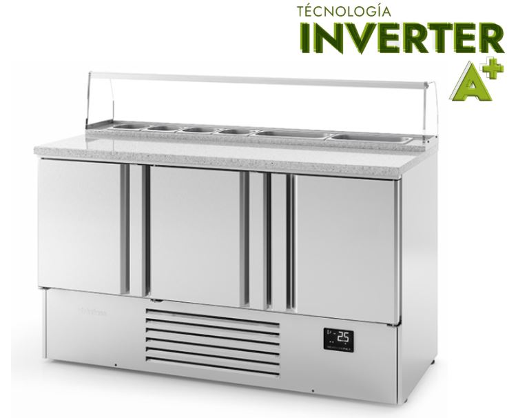Mesa Refrigerada Ensalada INVERTER A+ Mod ME 1003 PIZZA