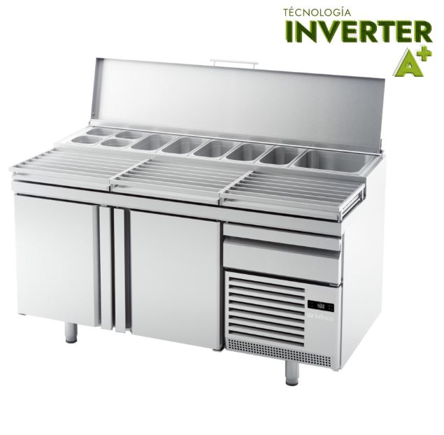 Mesa Refrigerada para Pizza INVERTER A+ Mod MPL 1740
