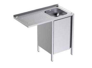 Fregadero Espacio Lavavajillas Escurridor Izq 100X50X85