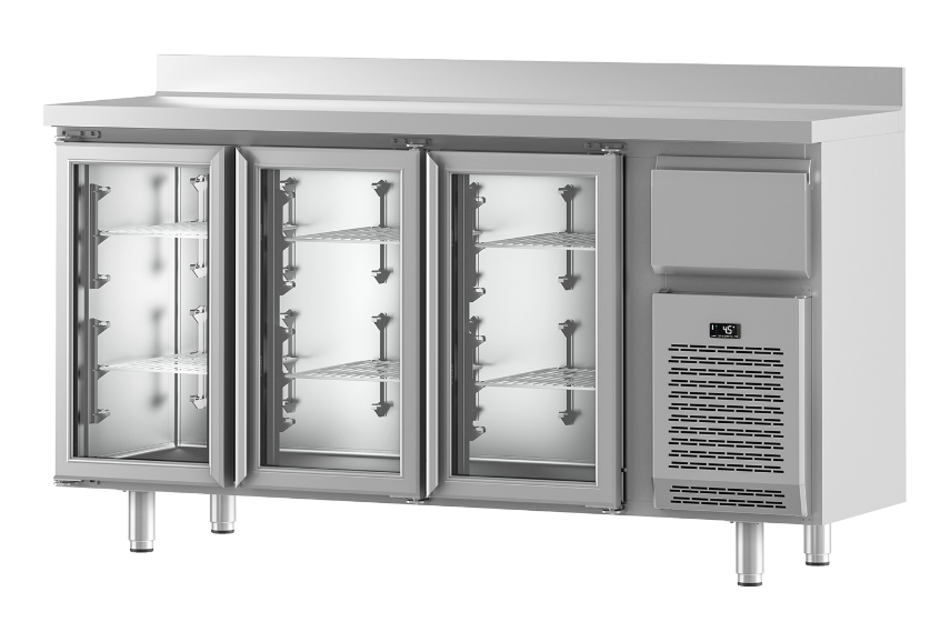 Frente Mostrador Con Puerta cristal MOD IF603PCR