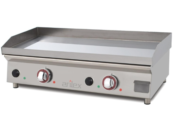 Plancha eléctrica en acero cromo duro 80PEC 800x400 mm