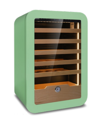Expositor de vino estante de madera, GREEN Mod KVINUM-GR