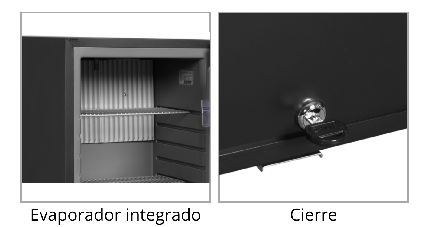 Armario servicio minibar color NEGRO, Mod TM33 3