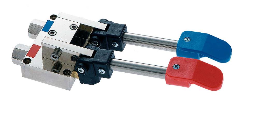Grifo 2 pedales y 2 aguas de suelo, Mod. G2P2S E