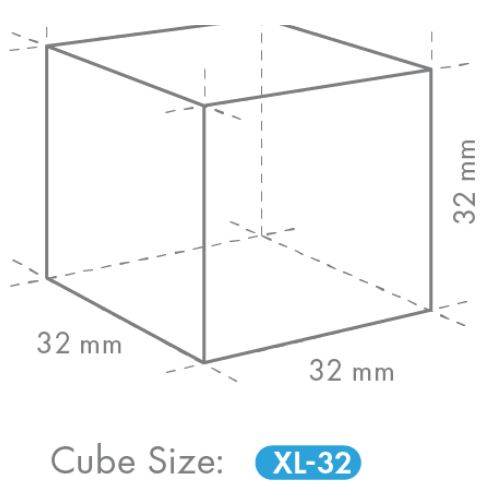 Fabricador de Hielo por Aire con Cubito XL Mod. IM-130PE-32 1