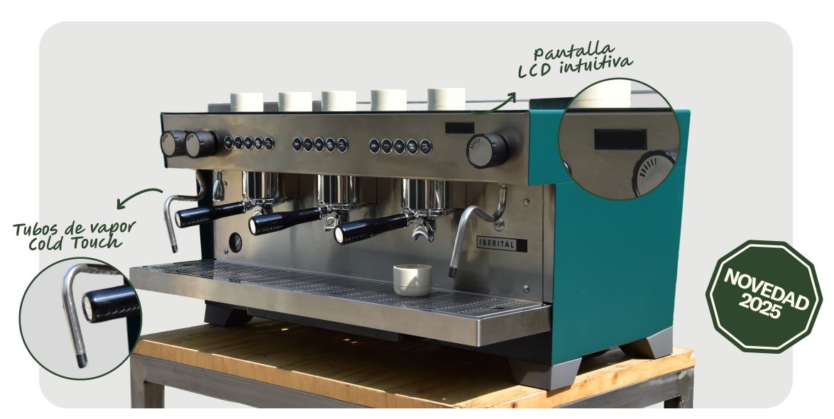 Cafetera 3 Grupos New Referent Iberital Standard 4