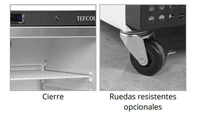 Congelador Expositor con 7 Estantes, Mod UF400G 1