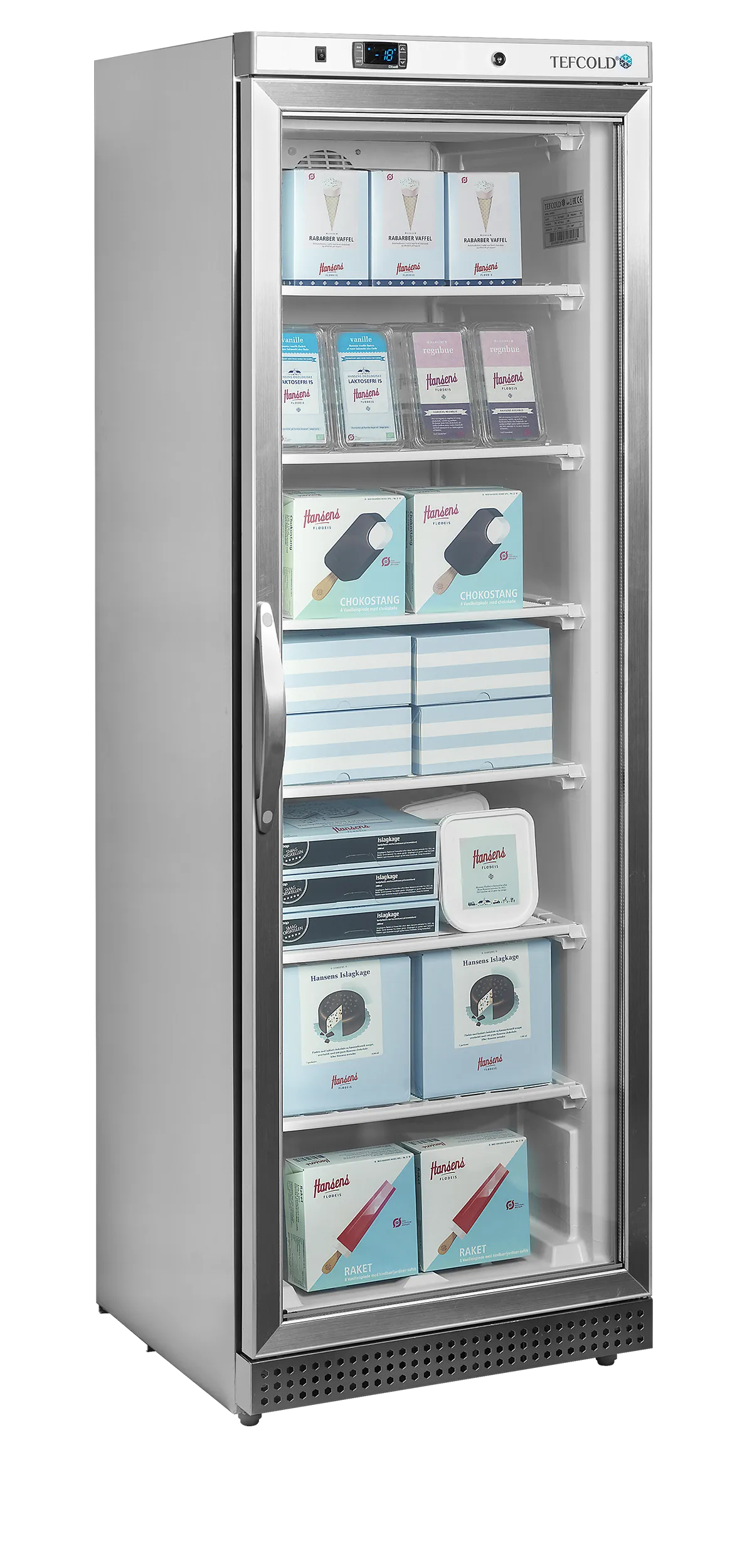 Congelador Expositor en Inox, Mod UF400SG
