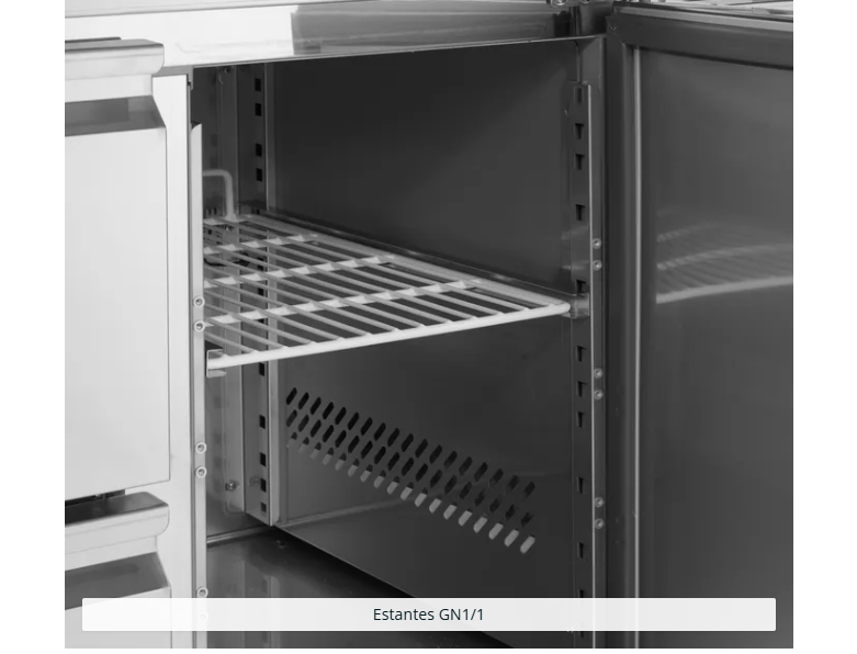 Mesa Refrigerada GN 1/1 con Peto, Mod CK7310X1SP 1