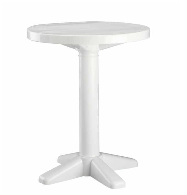 Mesa Banyoles Redonda en Blanco de 60 cm Ø