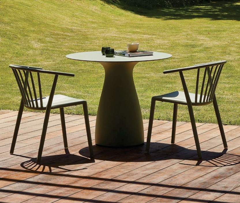 Conjunto 4 Sillas y Mesa para Exterior WOODY + BAOBAB 3