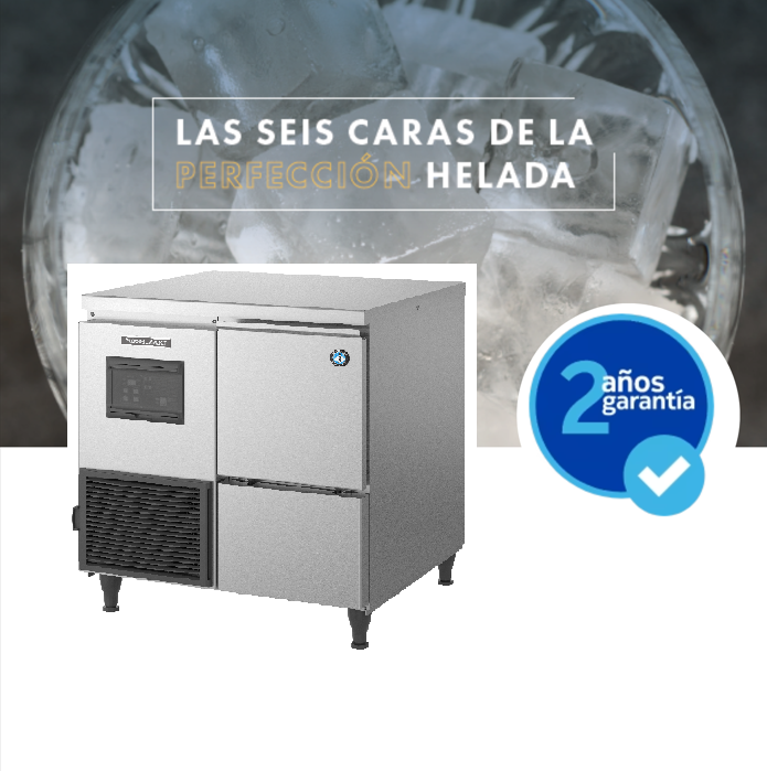 Fabricador de hielo pilé con depósito incorporado