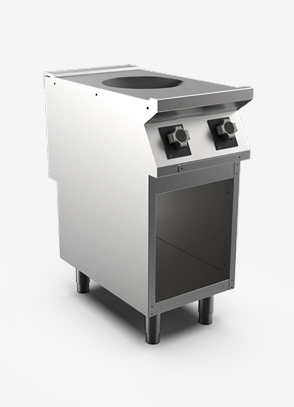 Cocina WOK de inducción sobre mueble abierto M1-70 WI74EG