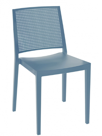 Silla monobloc de polipropeno y fibra de vidrio GRID-1