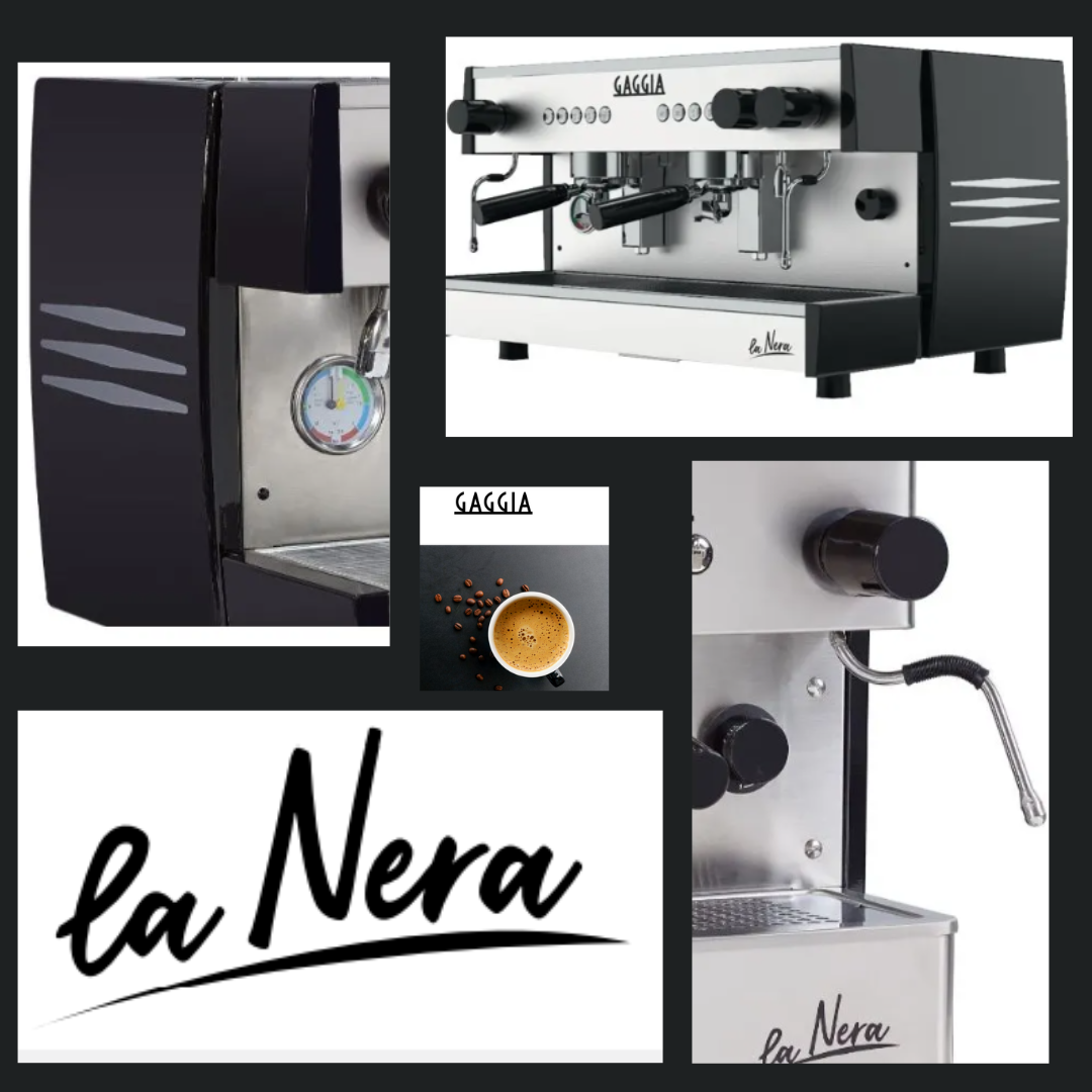 Cafetera Gaggia 2 grupos compacta LA NERA 3