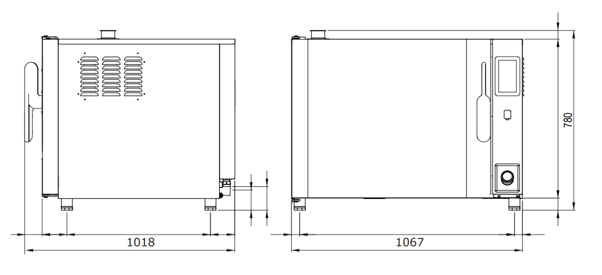 Horno mixto directo programable LEVEL-UP 2