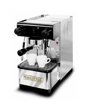 muestra Duplicar punto Máquina Profesional de café Pulsante-Inox. MAK-EXPRES.