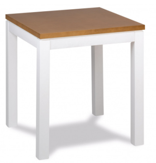 Mesa madera 110x70 blanca y nogal. M46