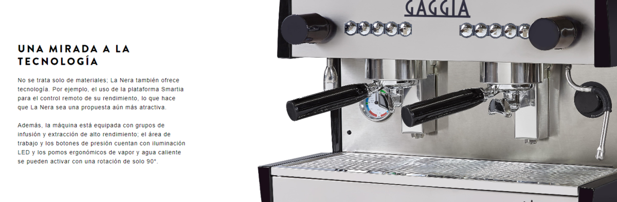 Cafetera Gaggia 2 grupos compacta LA NERA 5