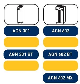 Armario Refrigeracion GN 1/1,AGN 301 482X695X2100, 1 Puerta