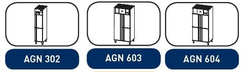 Armario Refrigera GN 1/1, AGN603 97,4X69,5X210, 3 Puertas 1