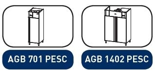 Armario Refrigeración AGB 1402PESC 138,5X79,4X213, 2 Puert 1