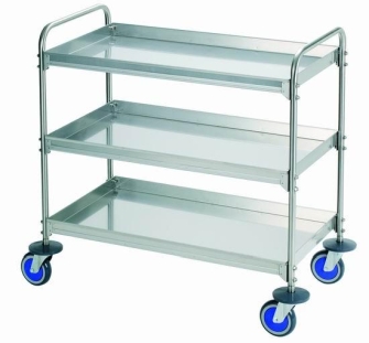 Carro Servicio 3 Estantes MOD 150 Inox 103X59X96 CM