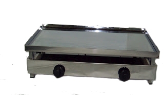 Plancha Cromo Gas 75-P CR 666X410X200 MM