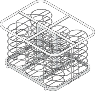 Rack Móvil 34 Platos MOD 62