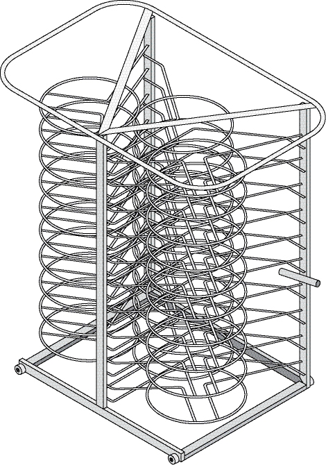 Rack Móvil 52 Platos MOD 102